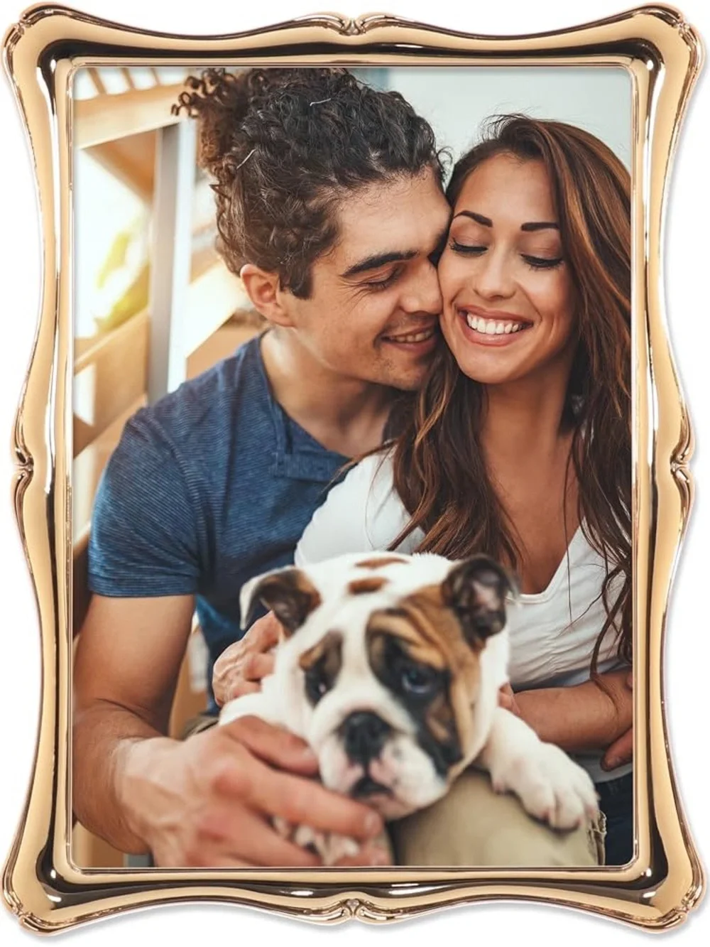 Lawrence Frames Metal Frame Romance Gold 5x7